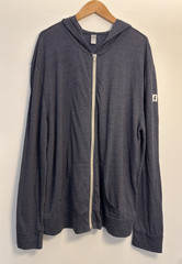 Alternative Brand Facebook Logo Men’s Zipper Hoodie 3XL Blue Lightweight Pockets