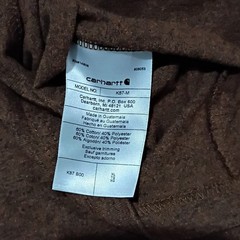 Carhartt Men’s XL Pocket T-Shirt Walnut Heather Short Sleeve Loose Fit K87-M
