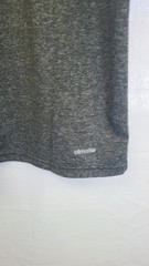 Adidas Ultimate Tee Shirt Mens Sz XL Gray Short Sleeve ClimaLite EUC Running Gym