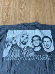 Deftones Around The fur Vintage Black Faded Tshirt
