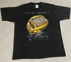 Vintage 90s Dallas Cowboys Super Bowl Ring Champion Shirt XL NFL Pro Player USA
