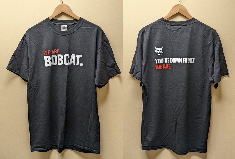 Official Bobcat “We Are Bobcat” Black T-shirt – S, M, L, XL, 2X & 3X