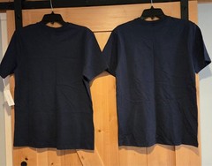 New! Lot of 2 Outerknown Mens XS Tee Shirt 100% Organic Cotton Blue Peru