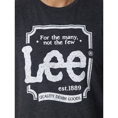 Lee T Shirt Black Logo “For The Many” Men’s Size X Large (46-48). New
