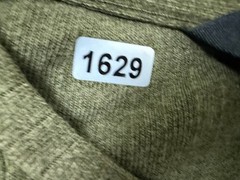 Vintage Ribbed V-Neck Shirt Men XL Minimal Olive Rayon Cotton Long Sleeve Murano