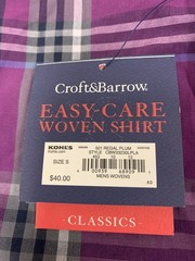 Croft & Barrow Easy Care Woven Shirt