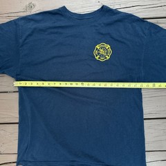 Concord Fire & Rescue T-Shirt Men’s Size XL Blue Fireman Firefighter