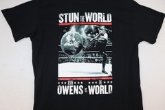 Kevin Owens Stun The World Shirt Mens Large Black WWE Wrestling Tee Graphic