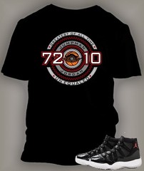 Mens Graphic Sneaker Tee Shirt Complement J11 72-10 Pro Club Shaka RTP T