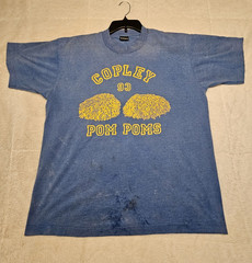 Vintage 1993 Copley Ohio Cheerleading Pom Poms T Shirt XL FOTL Best Distressed