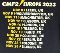 Corey Taylor CMF2 Europe 2023 Tour Tshirt Mens Small Black Slipknot Stone Sour