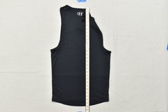 Under Armour Men’s Tech Training Tank Top Size Small Black HeatGear Sleeveless