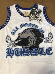 NEW LIMITED EDITION! NIPSEY HUSSLE All Money In Hustle Brand X LA Jersey Mens XL