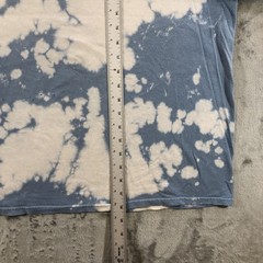 Led Zeppelin Shirt Mens 2XL Blue Tie Dye U.S. Tour 1975 Band Graphic Tee