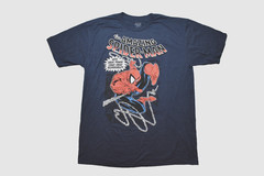 Marvel Mens Big & Tall The Amazing Spider-Man Navy Heather Shirt New LT-4XLT
