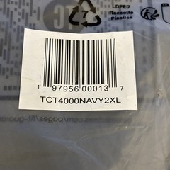 True Classic Men’s Short Sleeve Tee. Navy. NIB. TCT4000. 2XL.