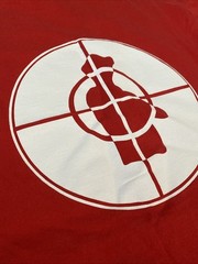 Vintage RED Public Enemy Rap Tee Shirt Size Large Heavy Cotton 90’s – Y2K