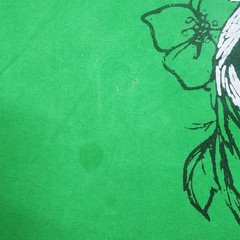 Karl Kani Gold Graphic T-Shirt Mens Large Green Fair Cross Dove Streetwear Tee