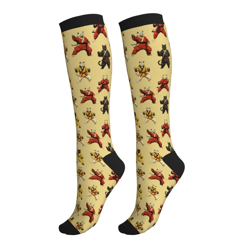 Avocado Compression Socks Women Men 15-20mmHg Knee High Running Support Nurse