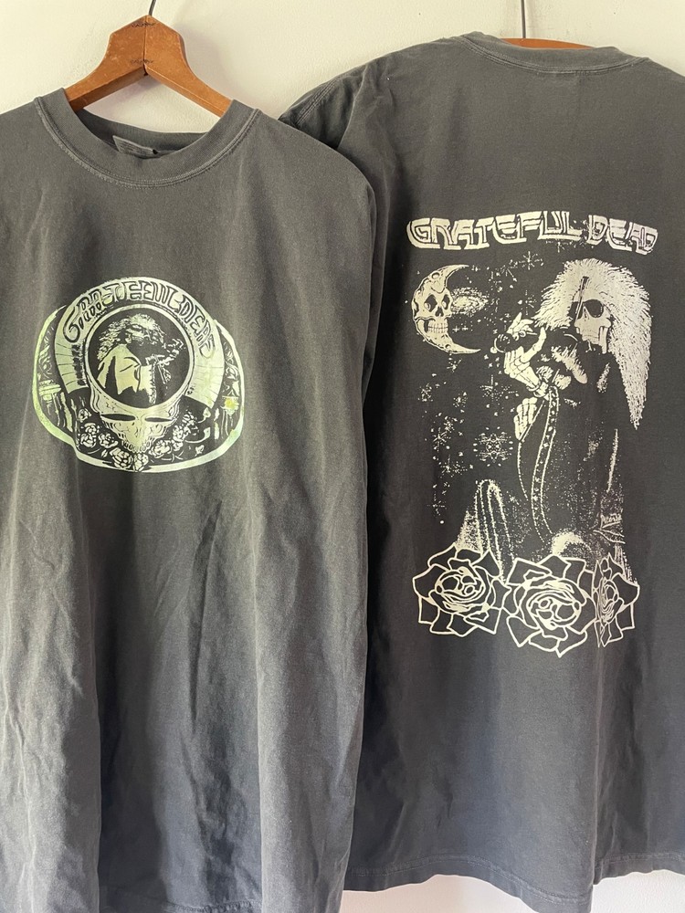 Deadhead T-Shirt 2 Sided Print Psychedelic Grateful Dead Shakedown Street S-4XL