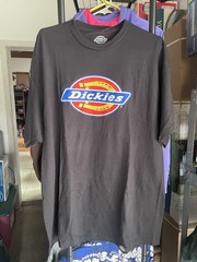 Dickies Men’s Short Sleeve Tri-Color Logo T-Shirt Black Xl Lot Of 2