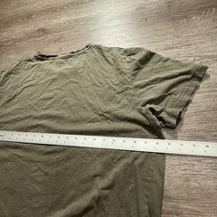 Organicbasics Shirt Mens XL Green 100% Organic Cotton Short Sleeve Tee Crew Neck