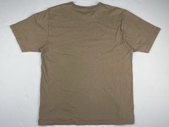 Carhartt Shirt Mens Medium Light Blue/Beige Pocket Workwear Original Fit Cotton