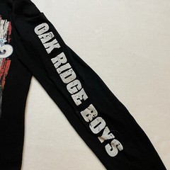 The Oak Ridge Boys Shirt Men’s Medium Long Sleeve Double Sided Black Patriotic