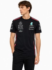 AMG Petronas Black Mercedes-Benz Black T-Shirt Racing
