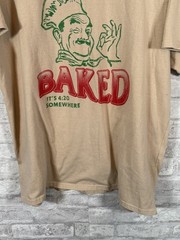 Brisco Brands Tan Freshly Baked 420 T-shirt Size XL
