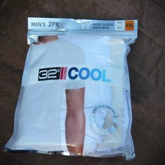 32 Degrees Cool t shirt 2 pack White Size XXL 2XL