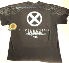 Civil regime Marvel X-Men Wolverine Oversized Graphic Tee Shirt Adult Size Large