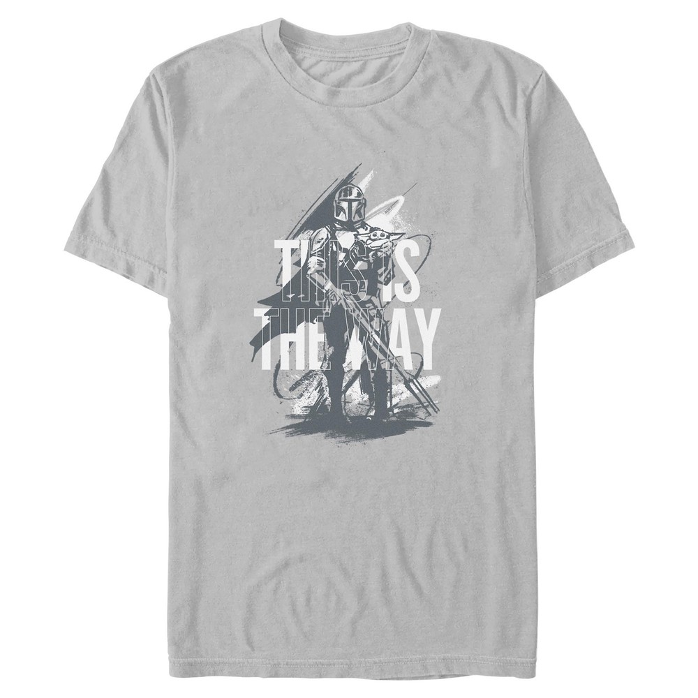 Men’s Star Wars: The Mandalorian and Grogu This Is the Way Painting T-Shirt