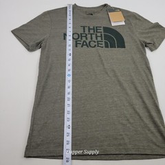 The North Face Men’s Small Tee Taupe Green Heather Slime Fit New