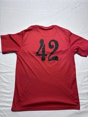A4 Short Sleeve Shirts Men’s Red Black Small & Medium Shirts 2pc