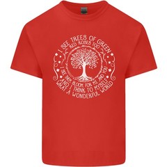 Trees What a Wonderful World Environment Mens Light Cotton T-Shirt