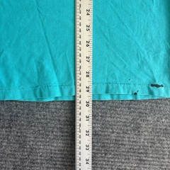 Vintage Longview Texas Rodeo Graphic T-Shirt Teal Single Stitch Mens XL 3535