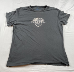 Kuhl Shirt Adult Large Gray Wildfibre Trail Outdoor Mountain Short Sleeve Mens