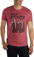 Men’s Pulp Fiction Red Heather T-Shirt Tee