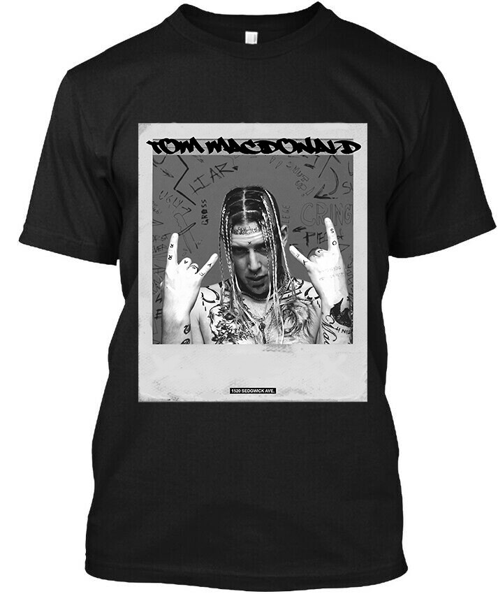 Tom MacDonald Canadian Rapper Singer Hip Hop Musician T-Shirt S-5XL