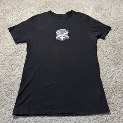 Oakley Infinite Hero Regular Fit Mens L Black Graphic T-Shirt Software Y2k Vtg