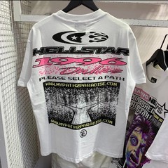 Hellstar Size M Men’s White Blue and Pink