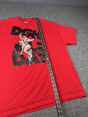 DGK Shirt Mens 2XL Red All Day Graphic Tee Skater Streetwear Urban Skate
