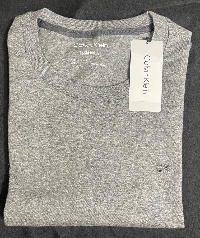 Calvin Klein Men’s Liquid Touch T-Shirt GRAY choose your size NWT