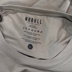 NOBULL Men’s Tee Ultrasoft Workout Tee Shirt Short Sleeves Brown Neutral Large