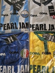 Pearl Jam Copa Argentina World Cup Soccer Jersey Complete Set of 13 Size L FIFA