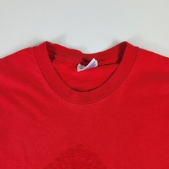Vintage Hanes Heavyweight Puffy Logo Spell Out Logo T-Shirt Textured XL 90s 00s