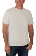 Calvin Klein Men’s Dress Tee in Beige, Black or White Pick Your Size S-3XL NWT