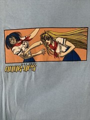 Vintage 1994 Hook-Ups Battle School Anime T-Shirt Jeremy Klein Size Large