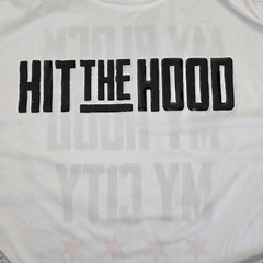 Hit The Hood My Block My Hood My City Chicago T Shirt Mens 2XL White